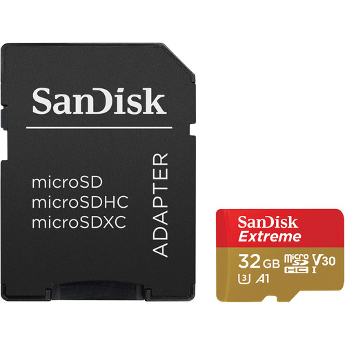 فروش کارت حافظه سن دیسک SanDisk Micro SD 32GB Extreme