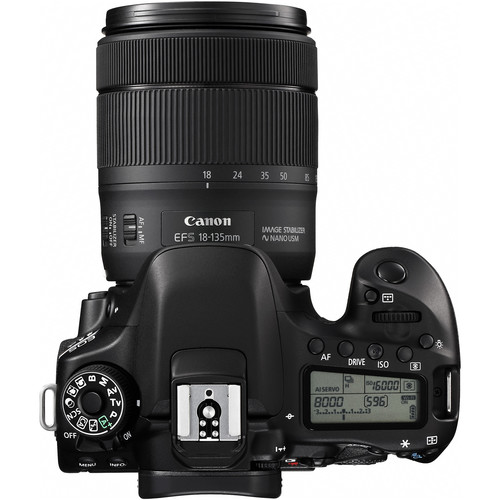 مشخصات دوربین عکاسی کنون Canon 80D (18-135)