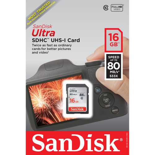 خرید کارت حافظه سن دیسک SanDisk SD 16GB 80mb