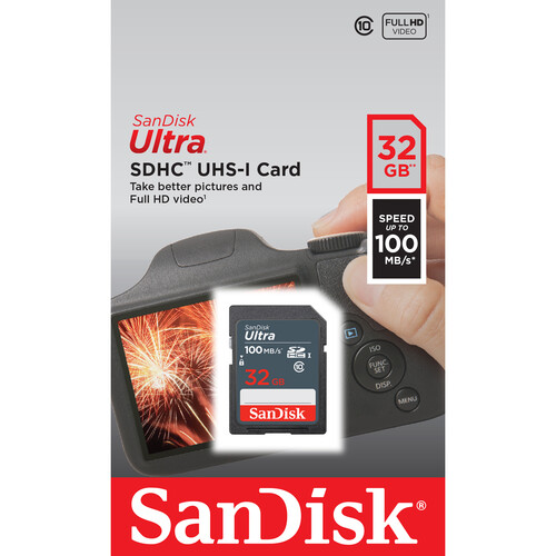 قیمت کارت حافظه سن دیسک SanDisk SD 32GB 100mb