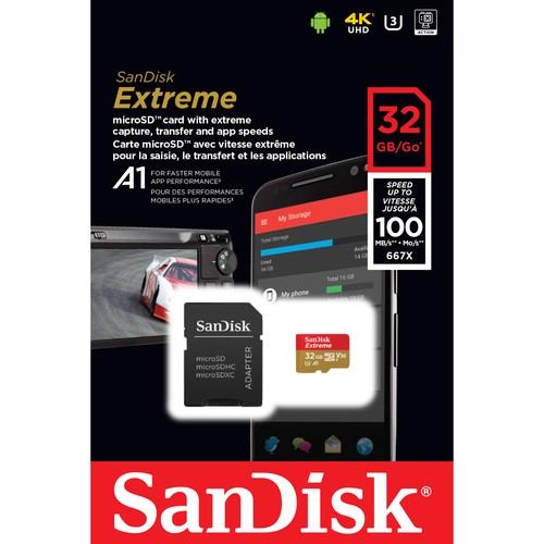 مشخصات کارت حافظه سن دیسک SanDisk Micro SD 32GB Extreme