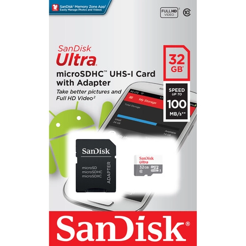 مشخصات کارت حافظه سن دیسک SanDisk Micro SD 32GB Ultra