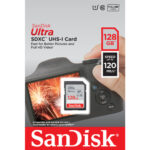 قیمت کارت حافظه سن دیسک SanDisk SD 128GB 120mb