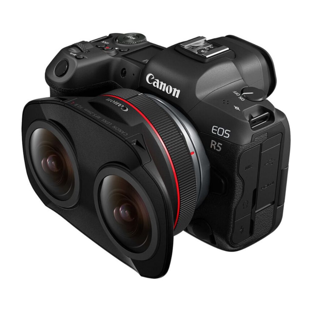 لنز واقعیت مجازی کانن مدل Canon RF 5.2mm f/2.8L Dual Fisheye 3D VR Lens