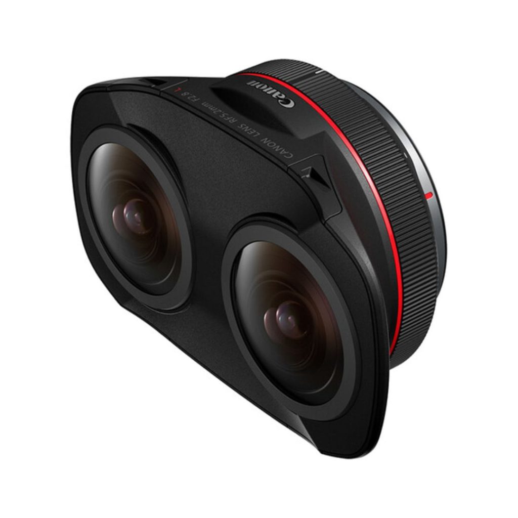 لنز واقعیت مجازی کانن مدل Canon RF 5.2mm f/2.8L Dual Fisheye 3D VR Lens