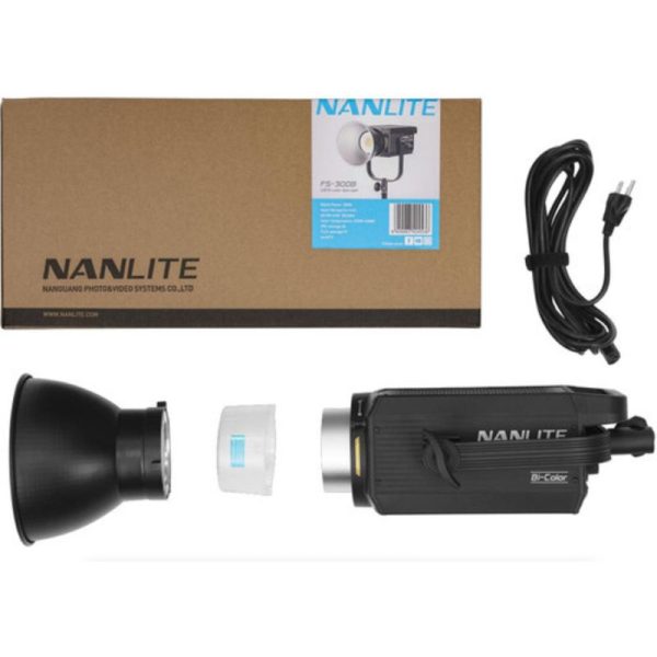 نور ثابت نانلایت Nanlite FS-300B LED bi-color spot light