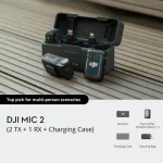 میکروفون بی سیم دی جی آی مدل DJI Mic 2 Wireless Microphone