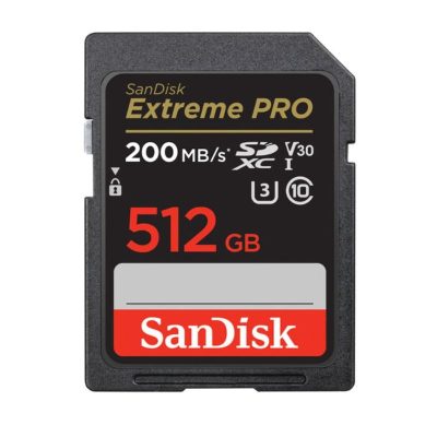 کارت حافظه سن دیسک SanDisk 512GB Extreme PRO UHS-I SDXC 200MB