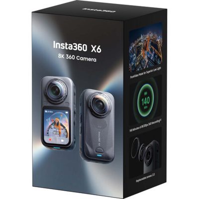 دوربین اکشن اینستا Insta360 X6 8K Camera Essentials Bundle
