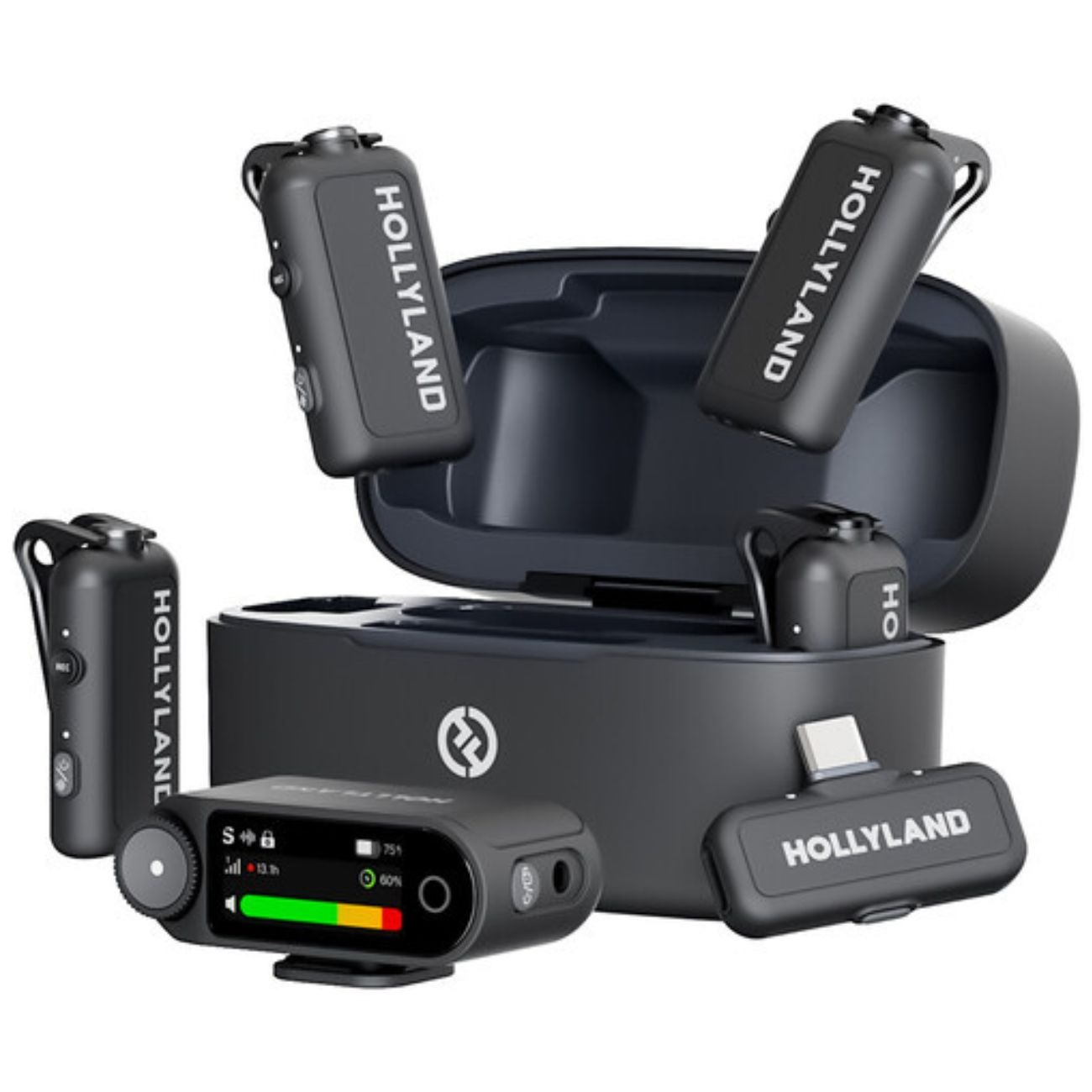 میکروفون یقه ای بی سیم Hollyland LARK MAX 2 Combo